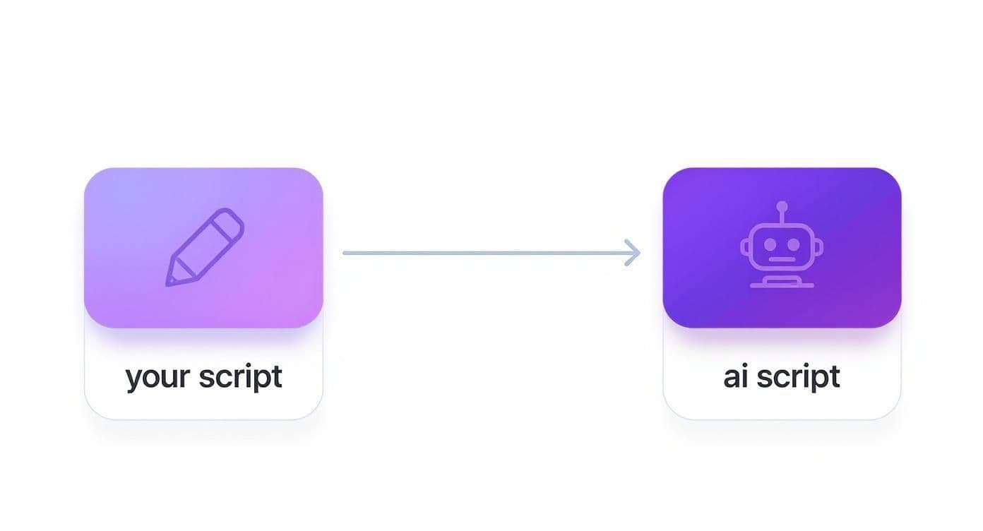 Infographic about how to create videos with ai