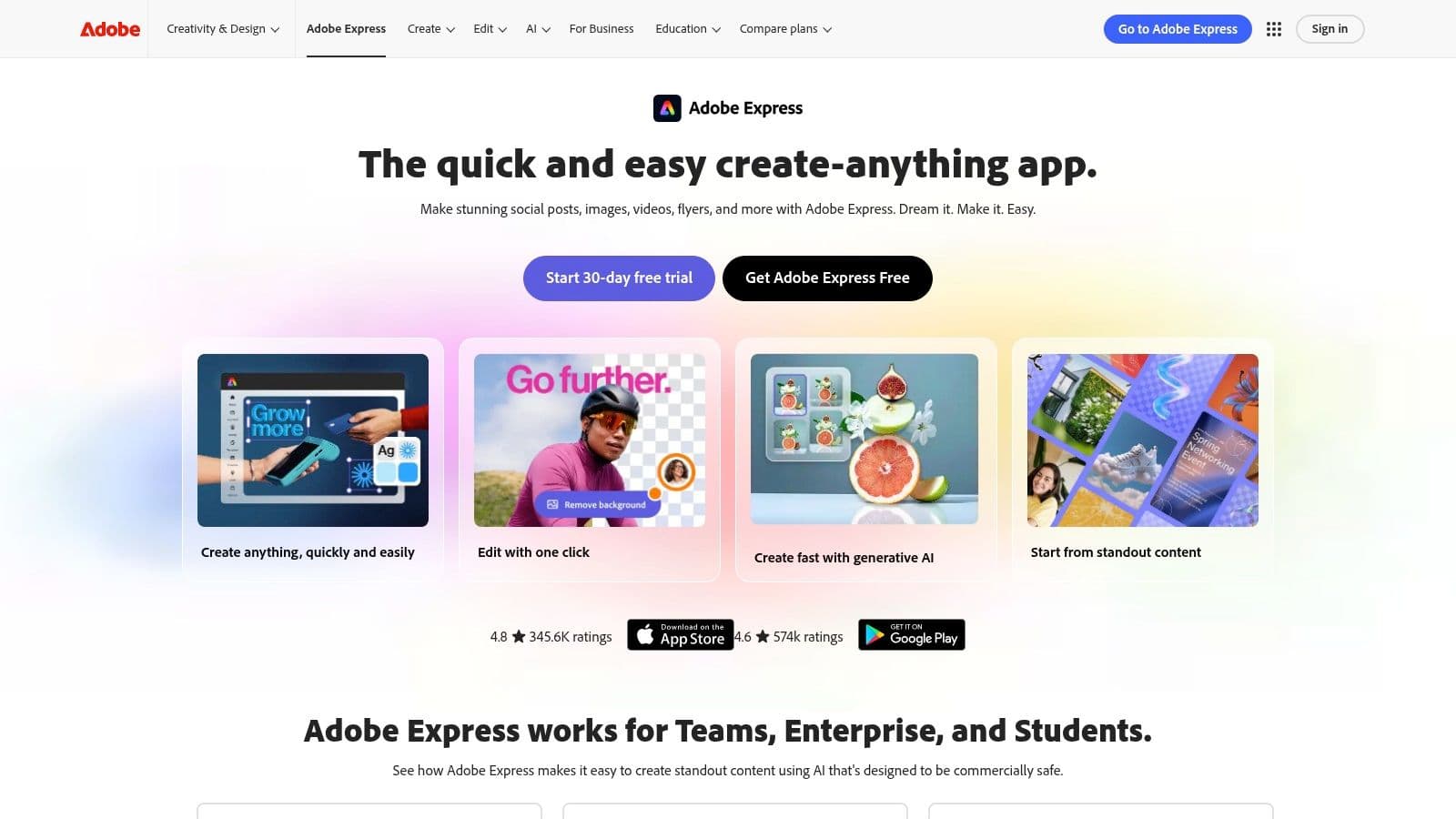 Adobe Express (with Firefly)