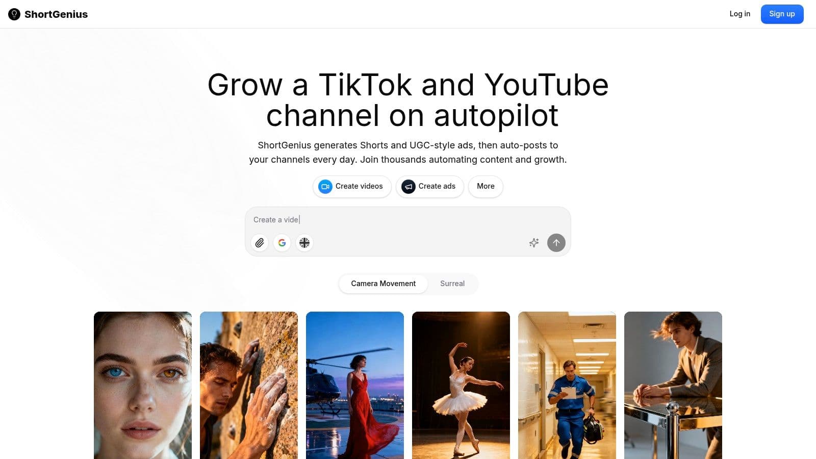 ShortGenius (AI Video / AI Ad Generator)