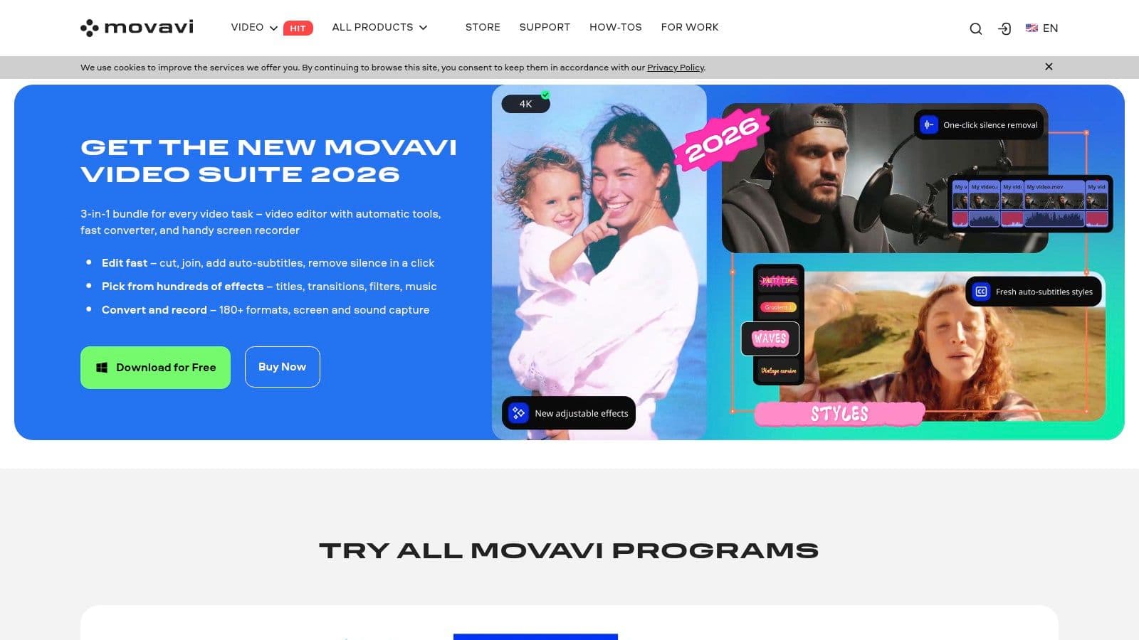 Movavi Video Editor / Video Suite