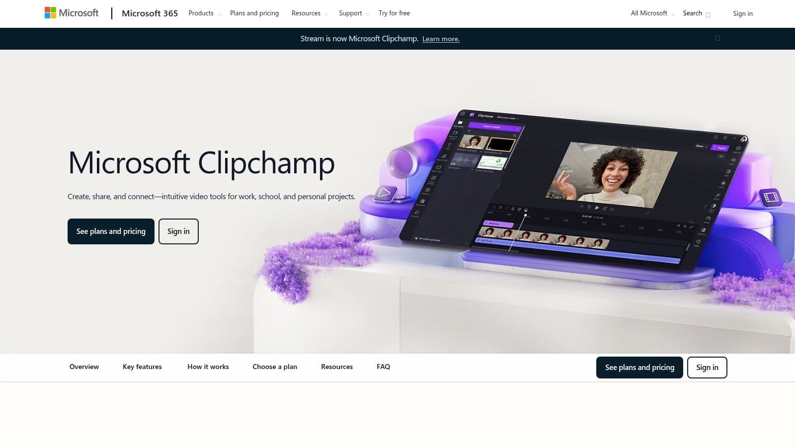 Microsoft Clipchamp