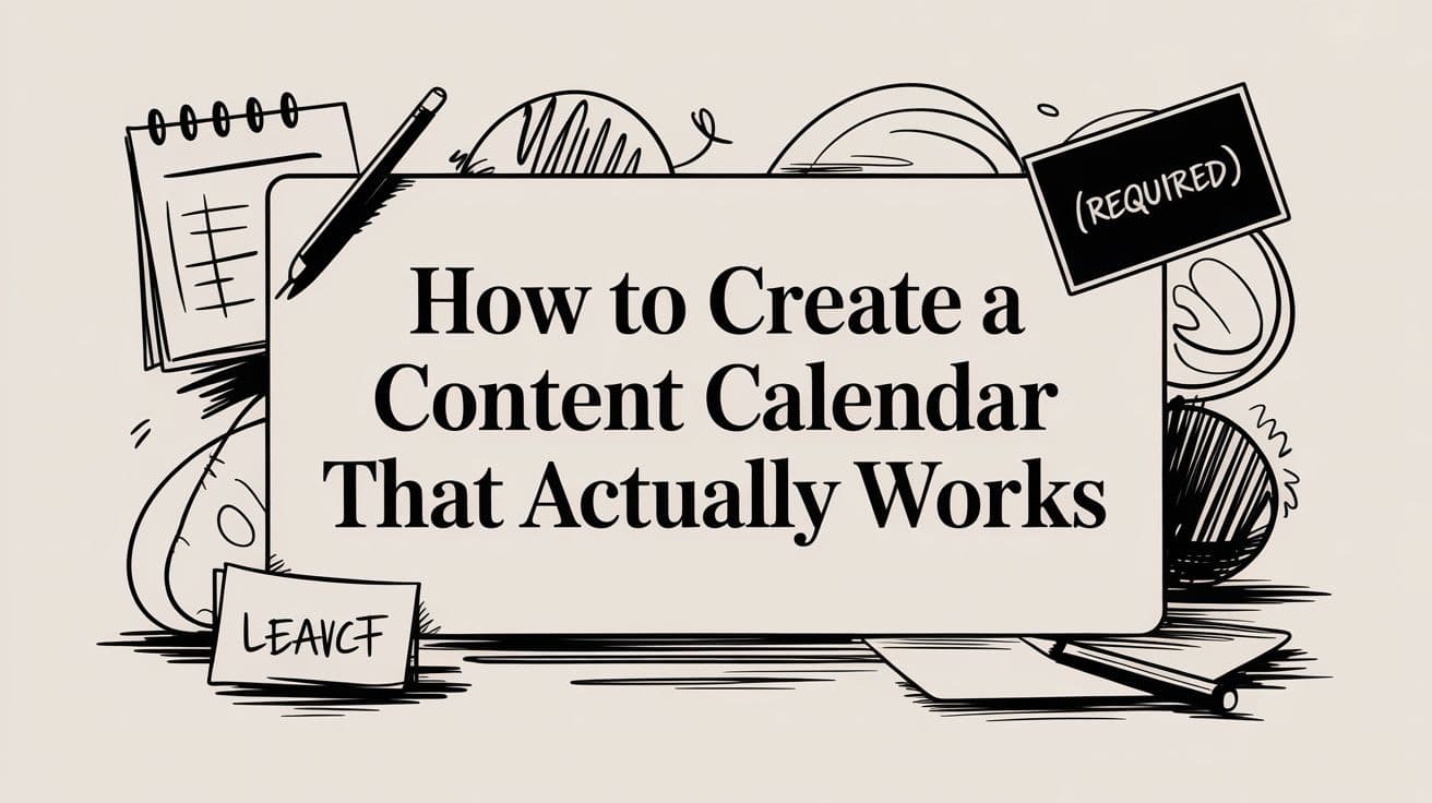 How to Create a Content Calendar That Actually Works