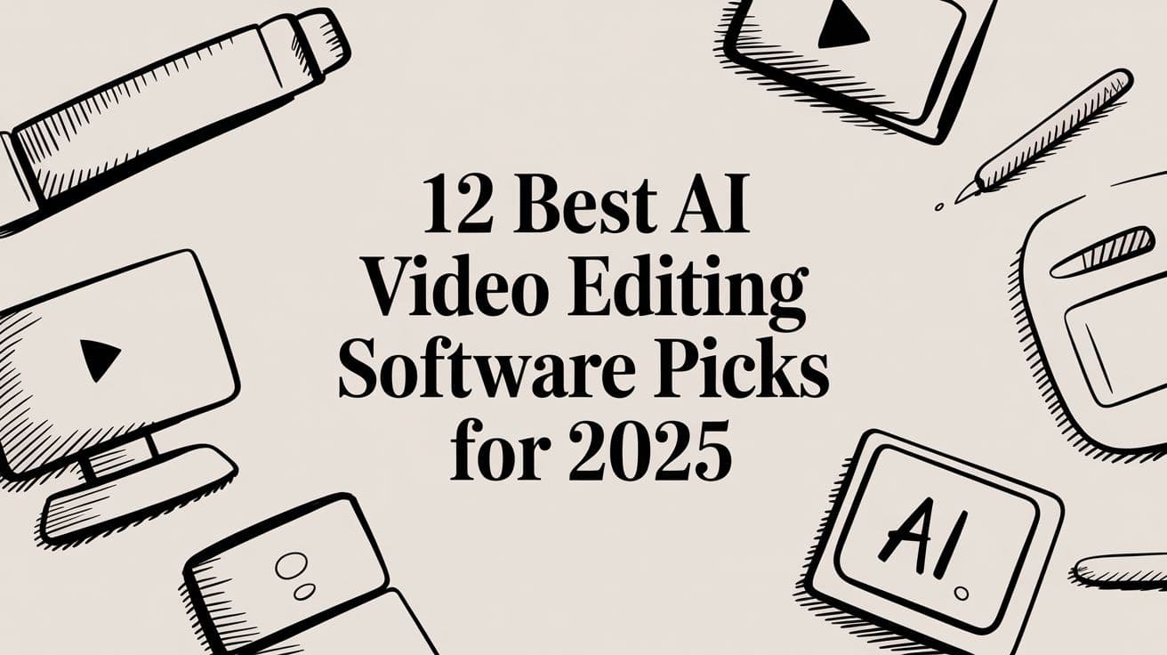 12 Best AI Video Editing Software Picks for 2025