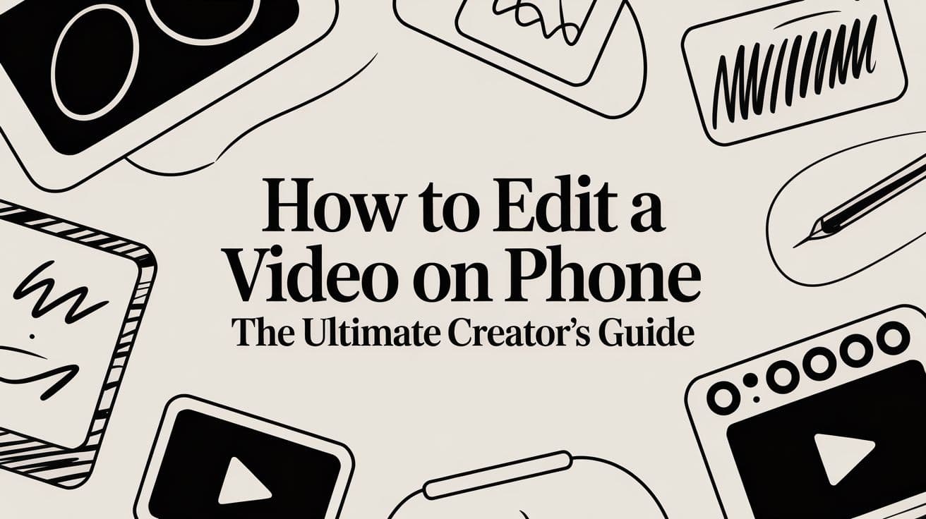 फ़ोन पर वीडियो कैसे एडिट करें: क्रिएटर्स का अंतिम गाइड