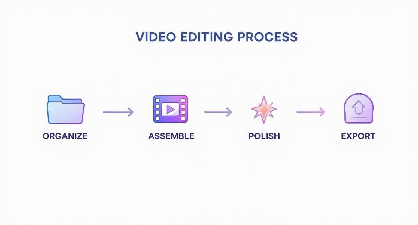 Infographic about social media video editing