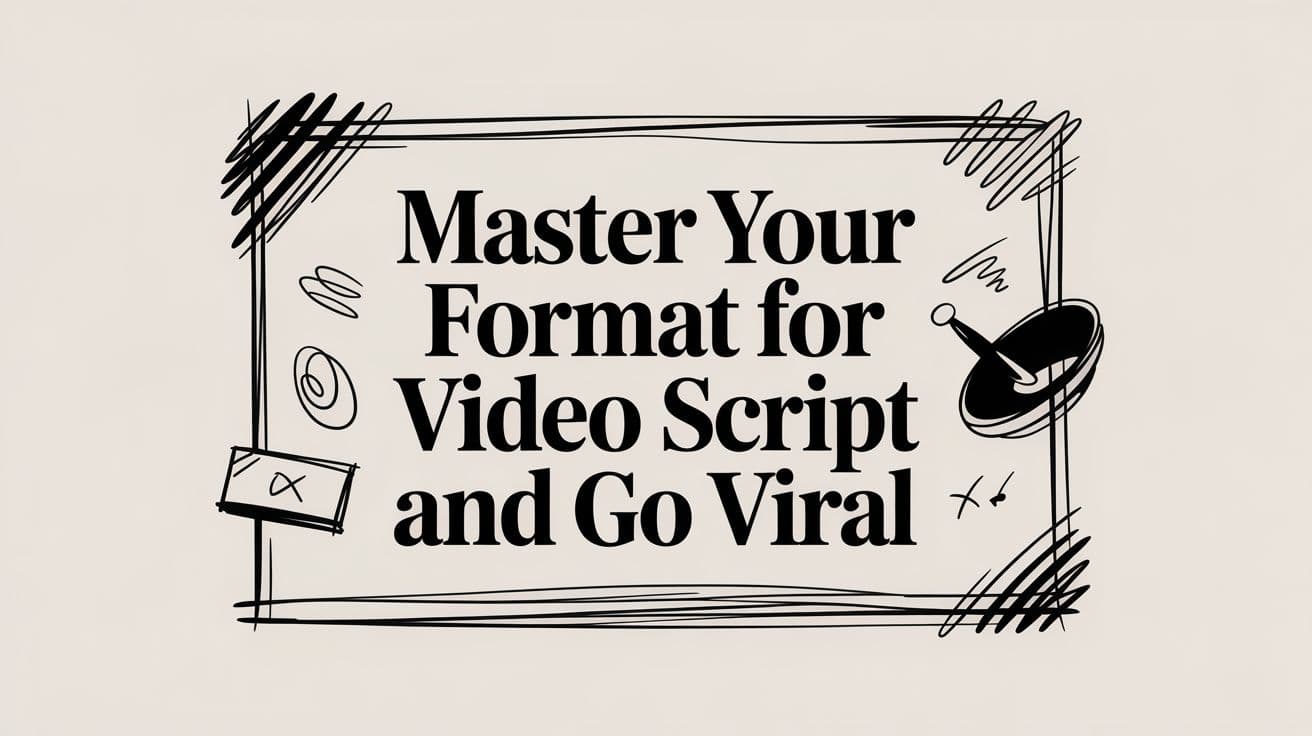 Վարպետացրեք ձեր վիդեո սցենարի ձևաչափը և դարձեք վիրալ