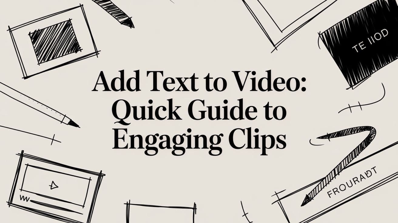 Afegeix text al vídeo: Guia ràpida per a clips captivadors
