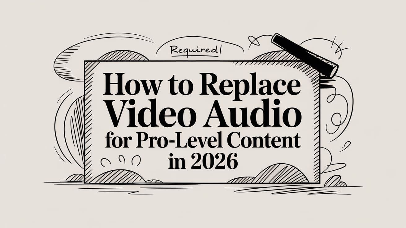 Ինչպես փոխարինել վիդեոյի աուդիոն պրոֆեսիոնալ բովանդակության համար 2026-ին