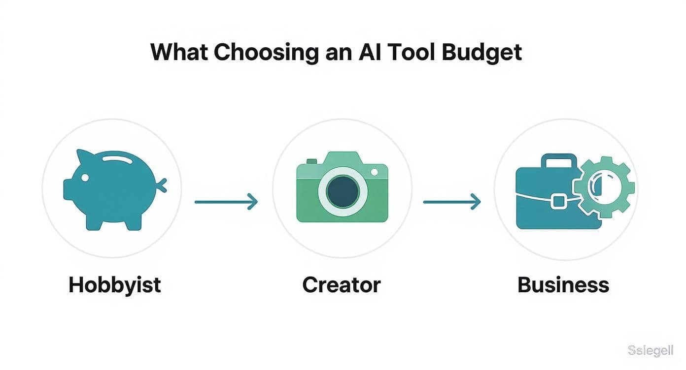 Infografia sobre el millor generador de vídeo amb IA per a YouTube