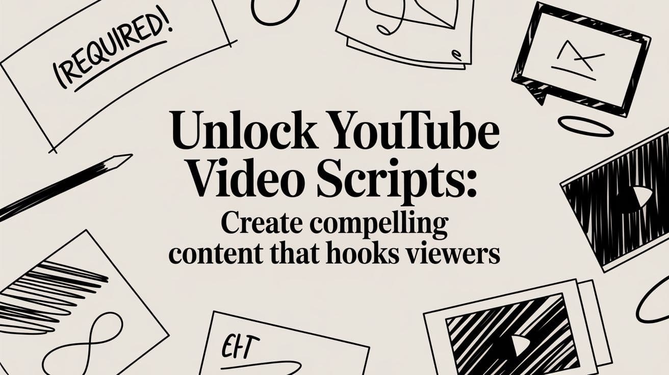 YouTube-Video-Skripte freischalten: Überzeugende Inhalte erstellen, die Zuschauer fesseln