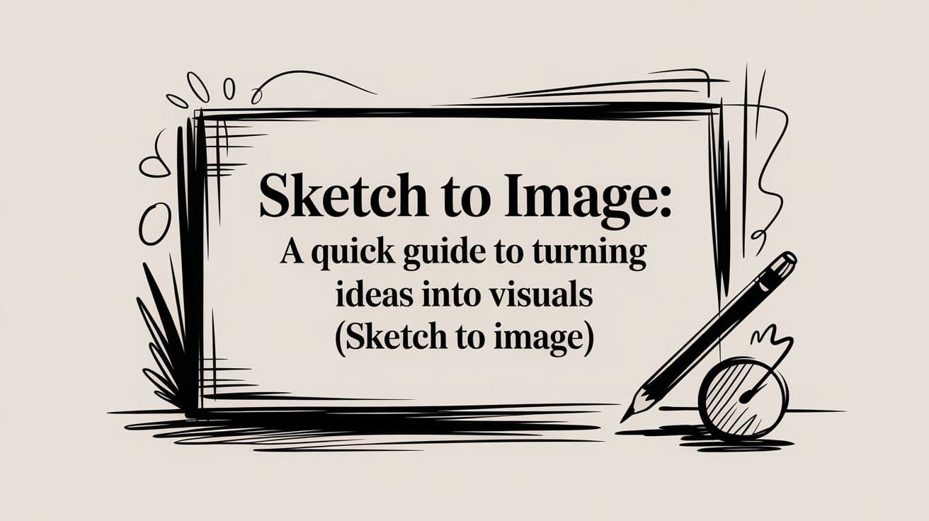 Od skici k obrázku: Rychlý průvodce proměnou nápadů v vizuály