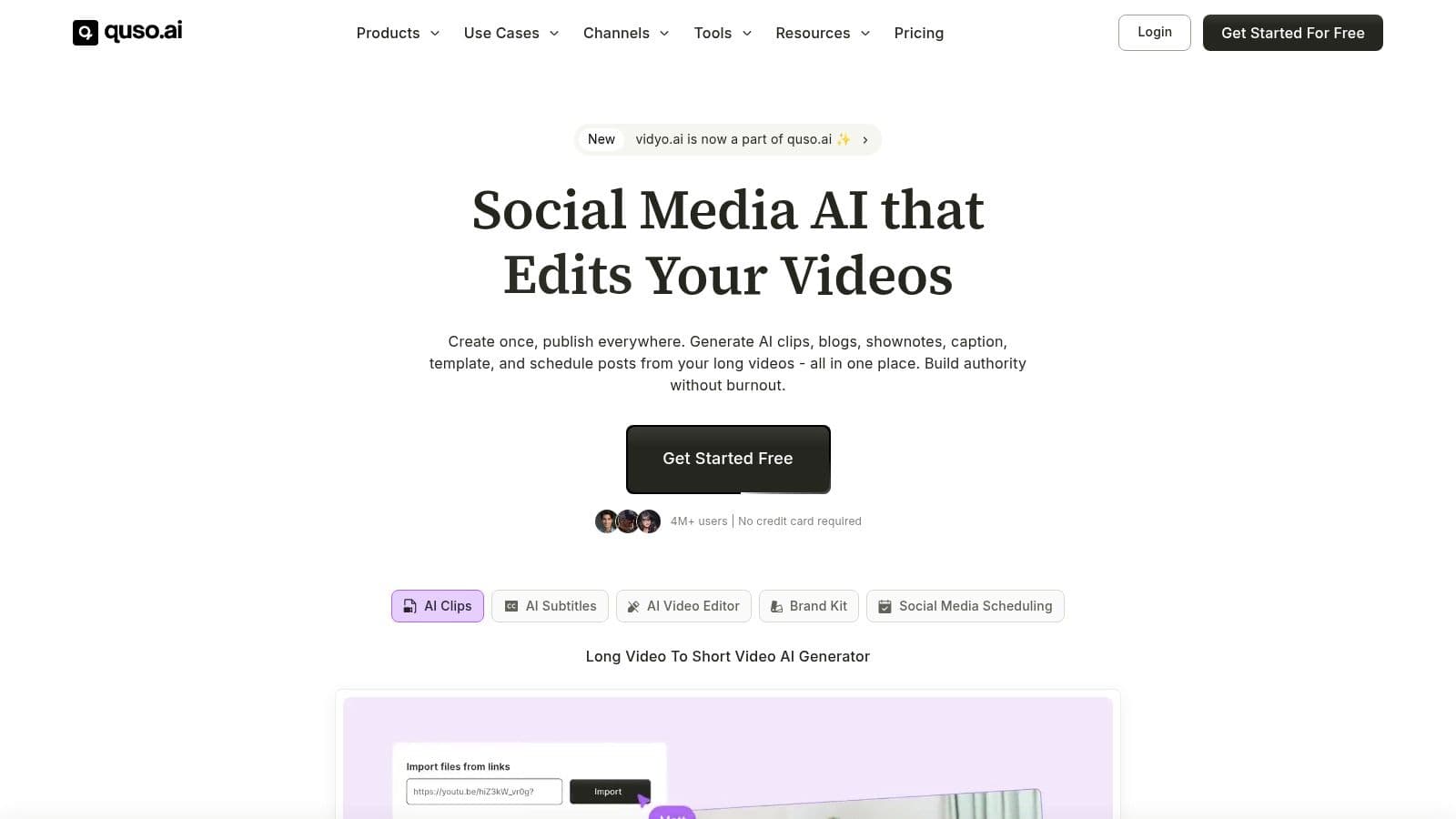 Quso (formerly Vidyo.ai)