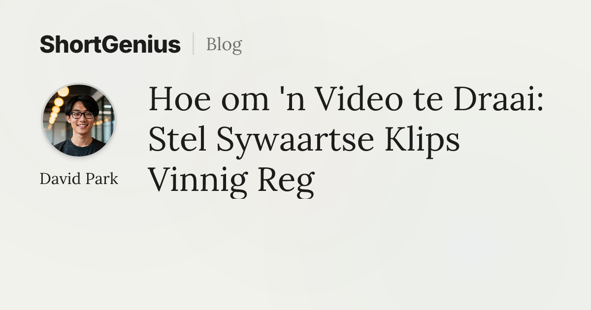 Hoe om 'n Video te Draai: Stel Sywaartse Klips Vinnig Reg