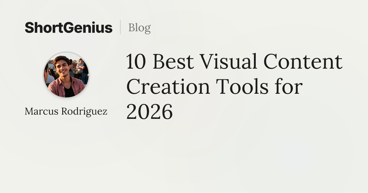 Curated visual reference: 10 Best Visual Content Creation Tools For 2026 Photo Inspiration