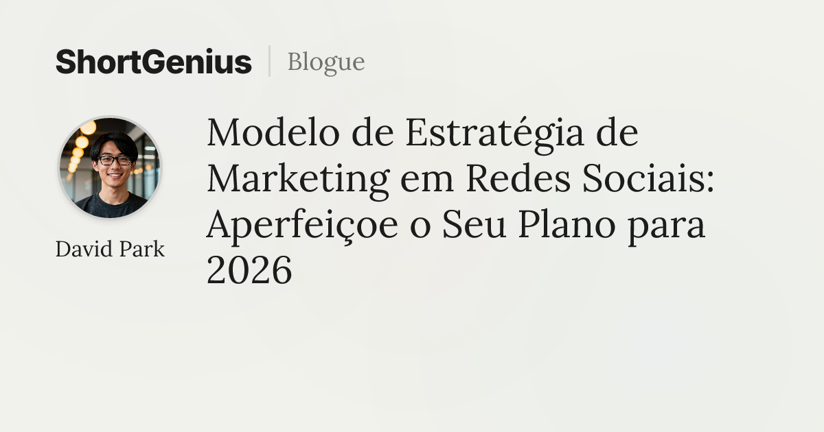Modelo de Estratégia de Marketing em Redes Sociais: Aperfeiçoe o Seu ...
