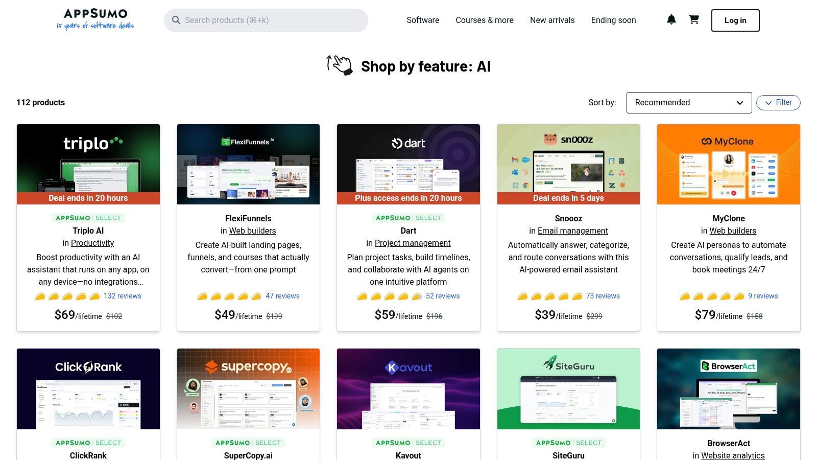AppSumo – AI collection