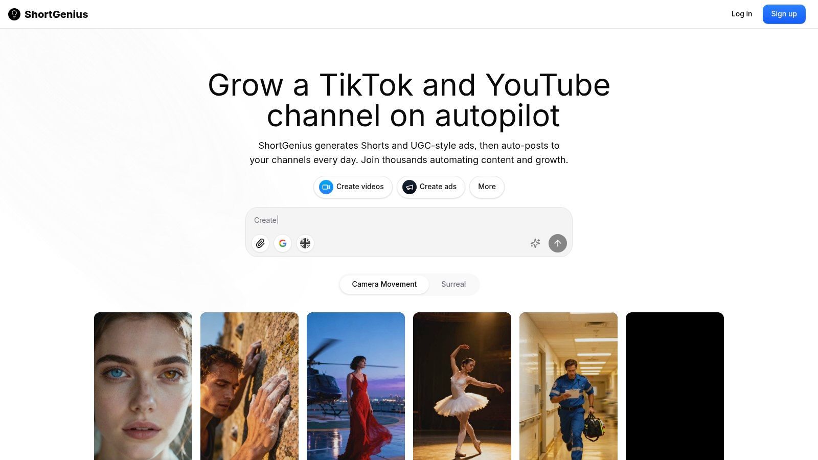 ShortGenius (AI Video / AI Ad Generator)