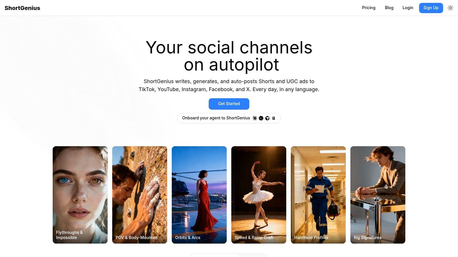 ShortGenius (AI Video / AI Ad Generator)
