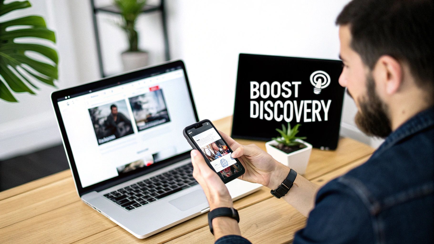 A smartphone displaying a vibrant Instagram feed with video content.