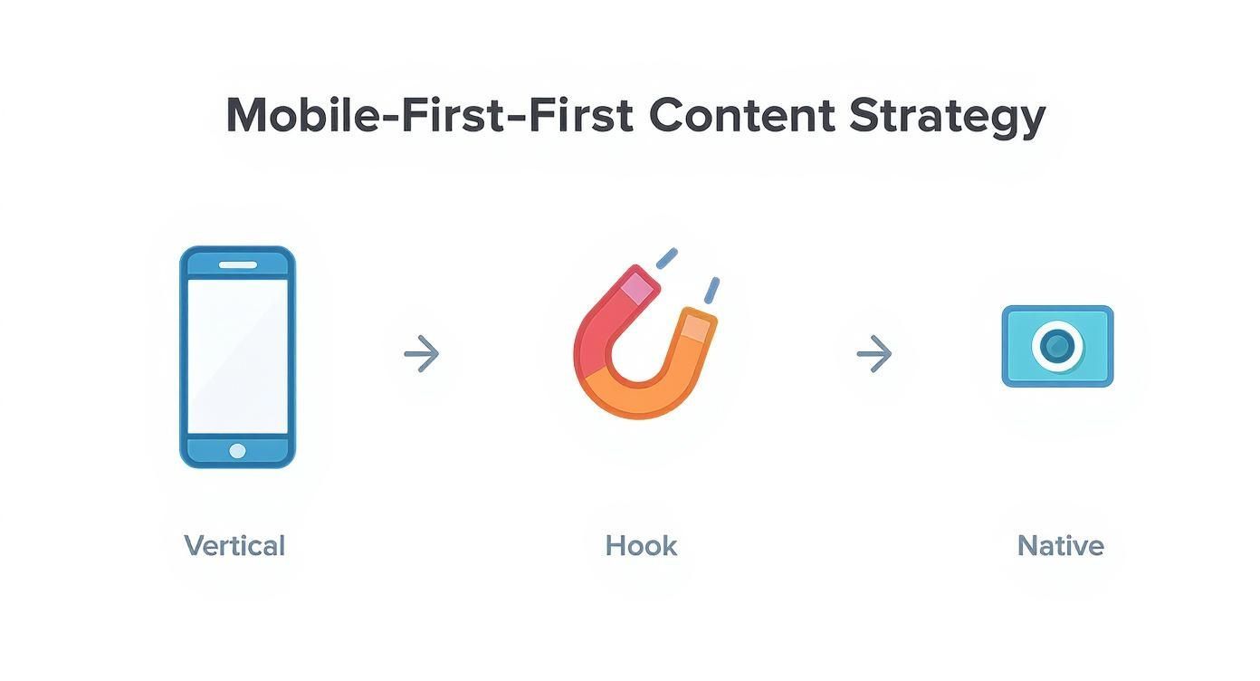 Infographic about how to increase social media engagement