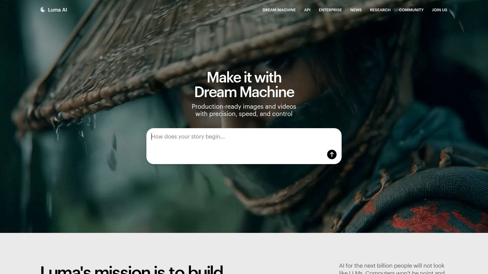 Luma AI (Dream Machine)