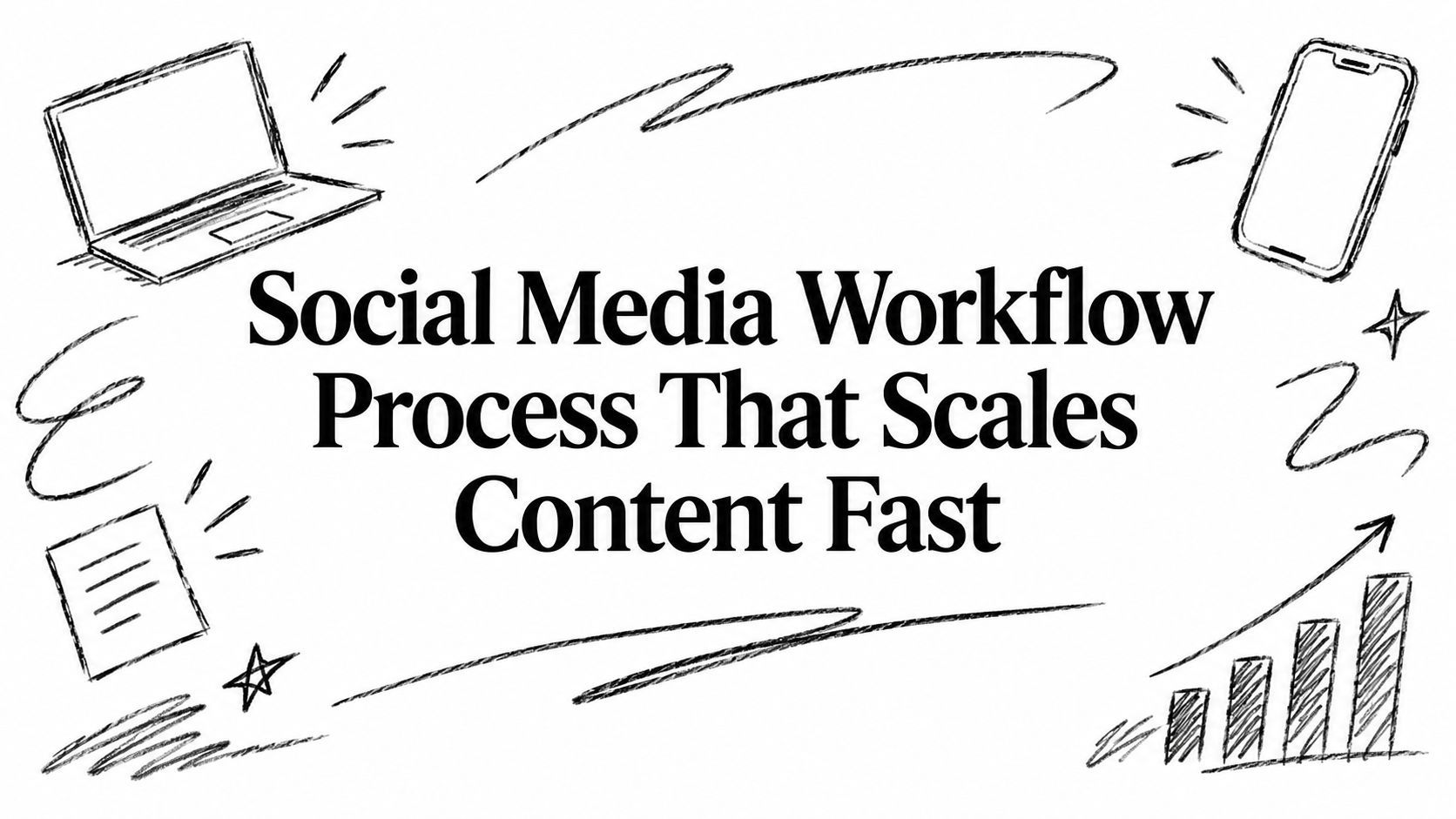 Procés de workflow de xarxes socials que escala el contingut ràpidament