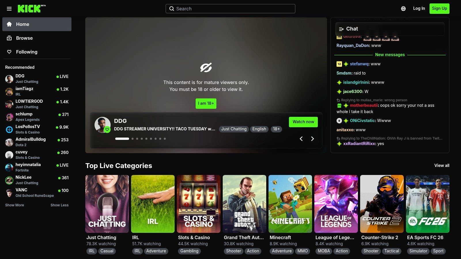 Kick (Live Streaming)