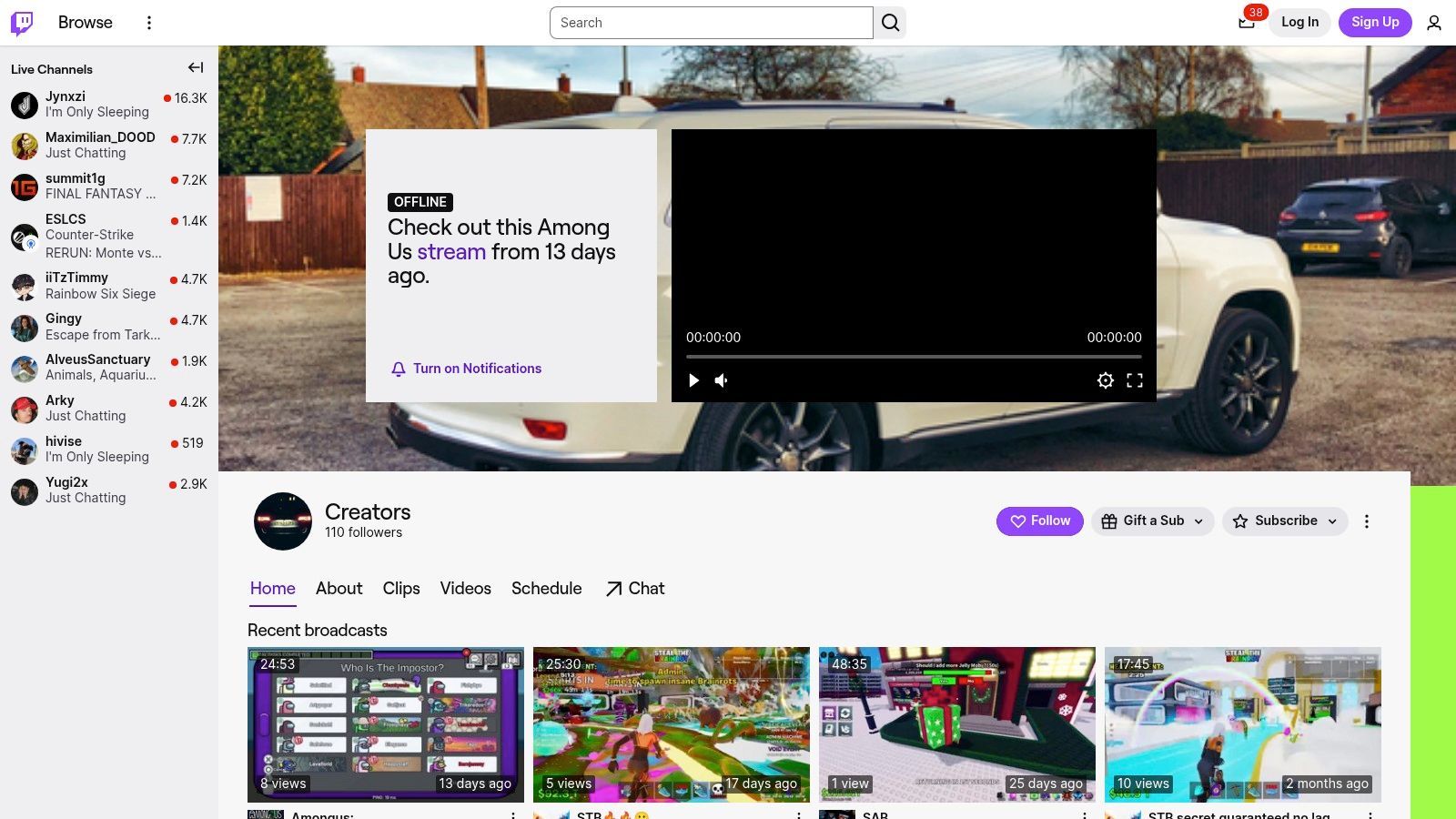 Twitch (Affiliate / Partner)