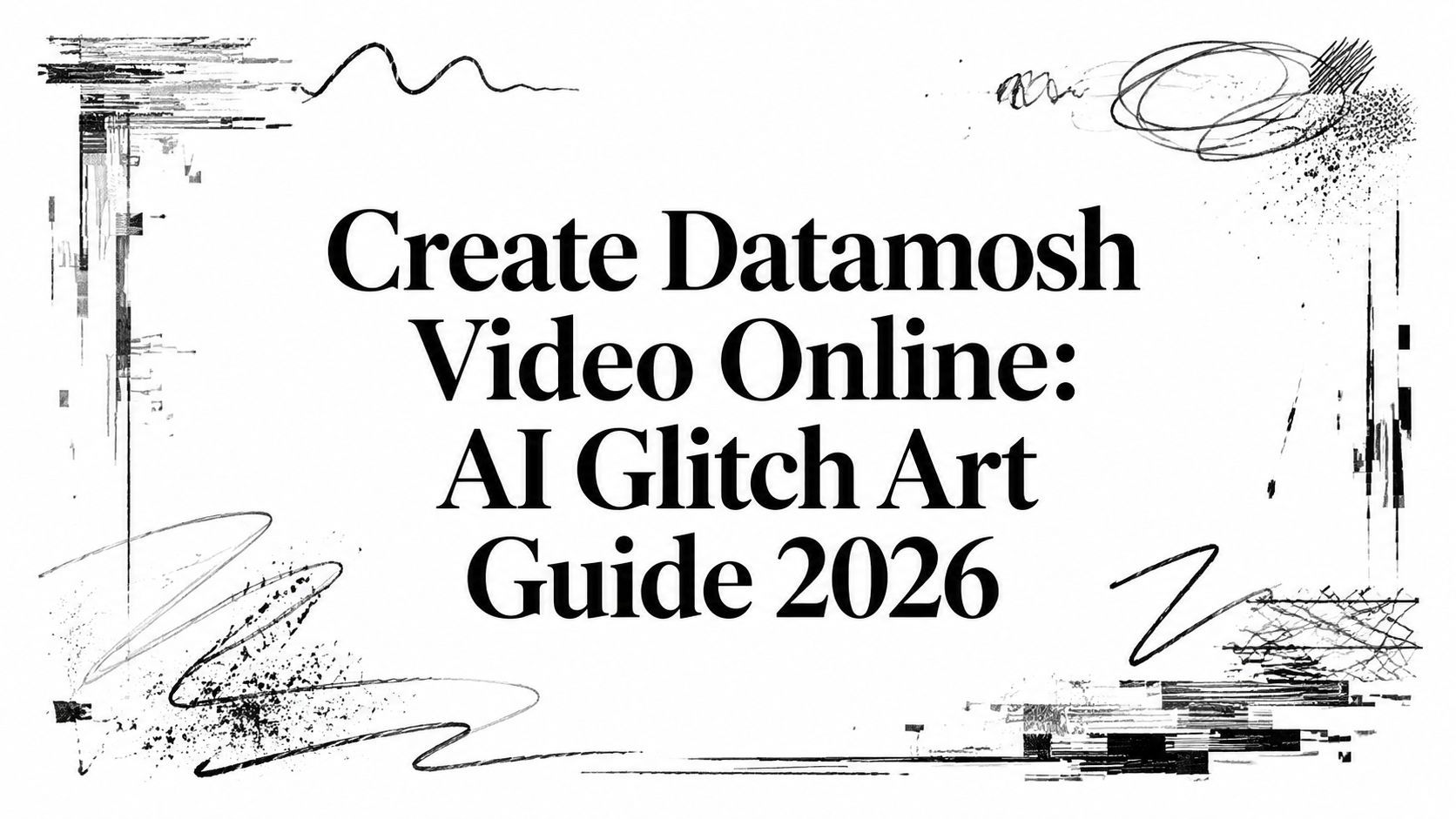 Crea vídeo datamosh en línia: Guia d’art glitch amb IA 2026
