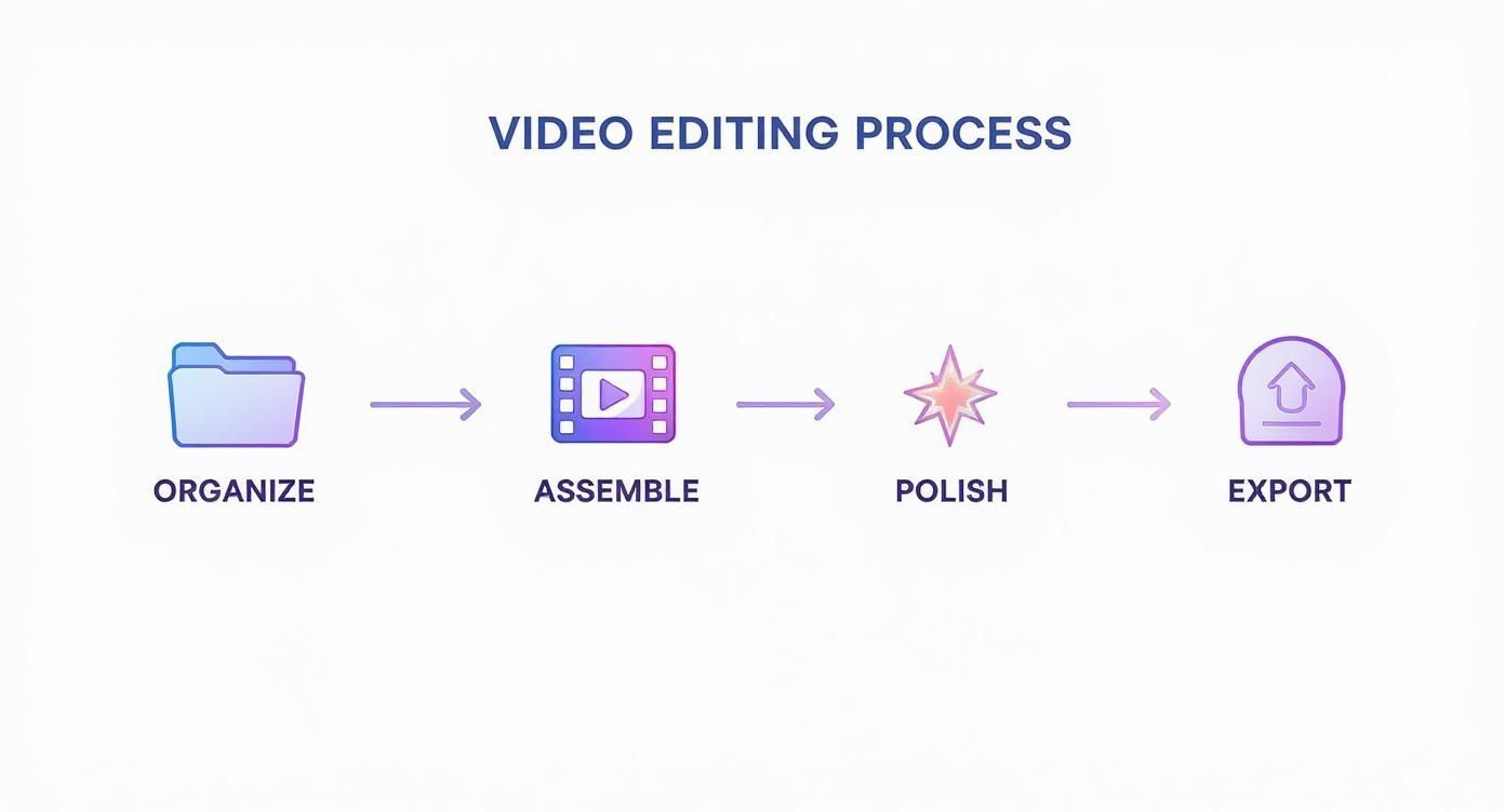 Infographic about social media video editing
