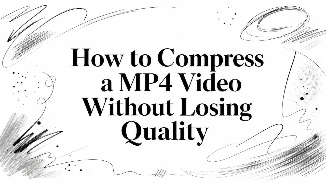 如何在不损失质量的情况下压缩 MP4 视频