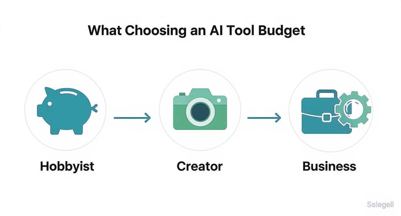 Infographic about best ai video generator for youtube