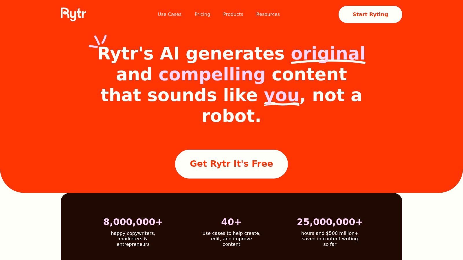 Rytr – Free AI Writer