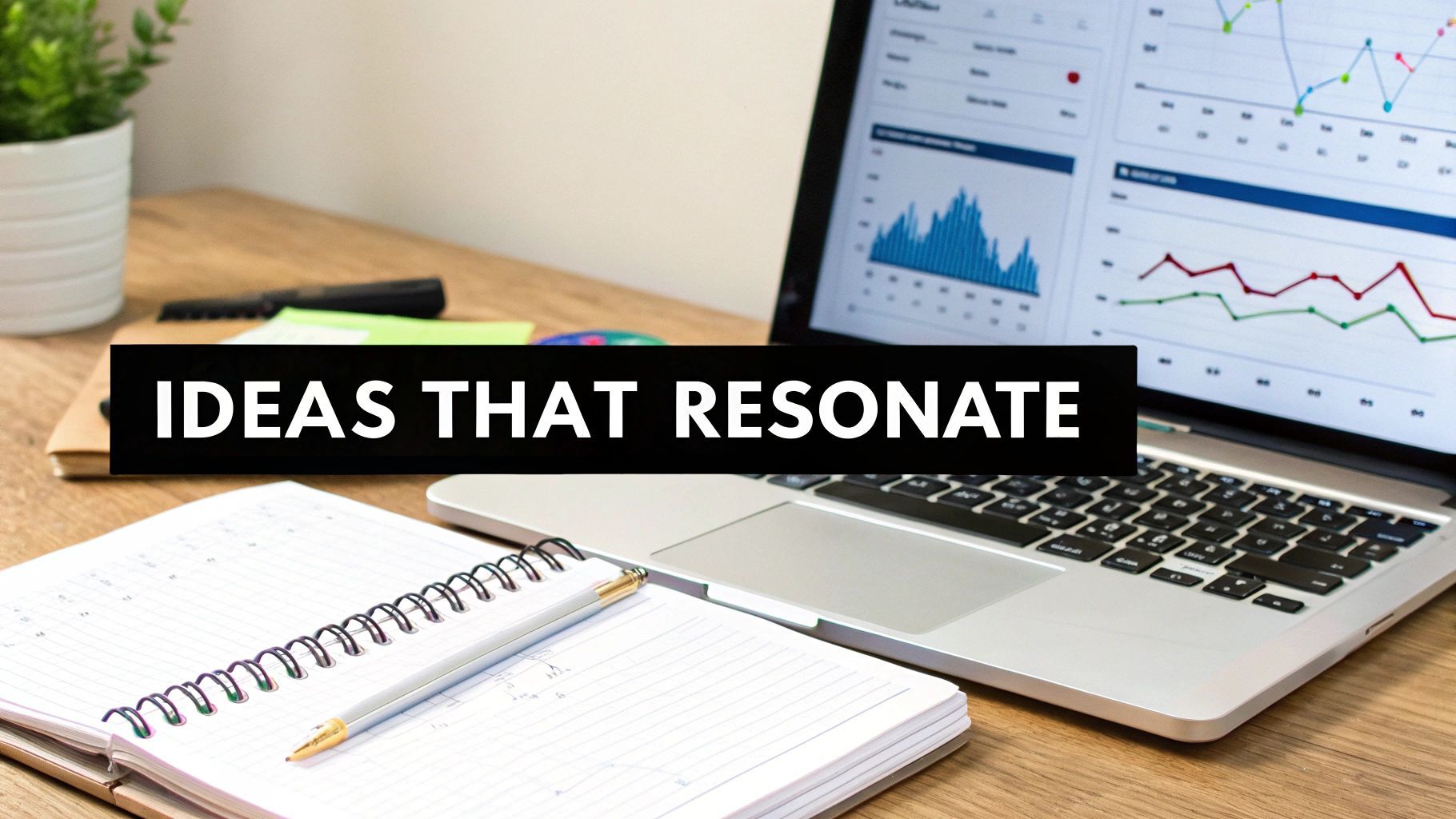 A person brainstorming video ideas on a whiteboard covered in sticky notes.