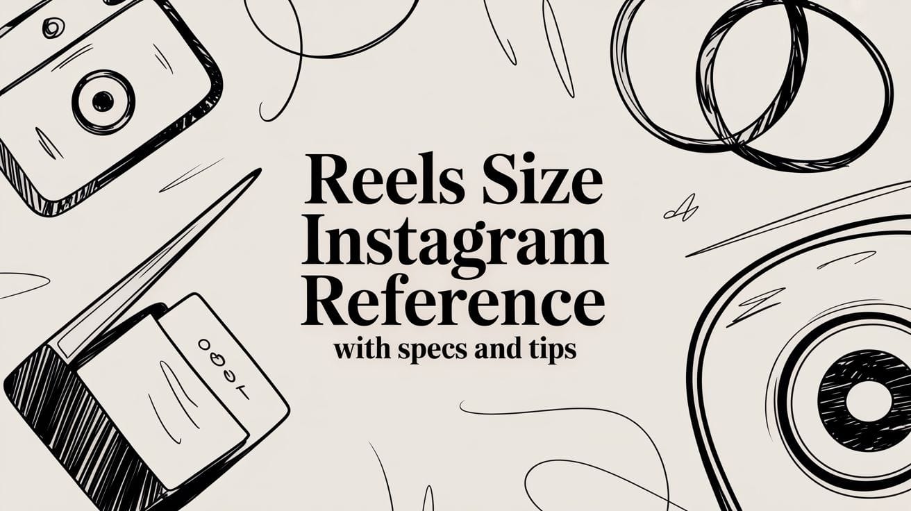 Reels Grootte Instagram Verwysing met Spesifikasies en Wenke