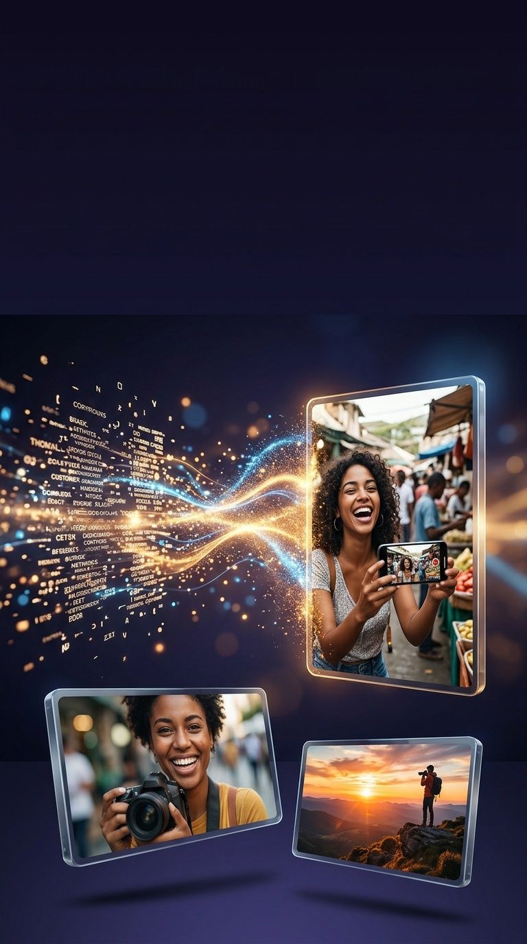 Previsualització cinemàtica d'escenes generades per IA renderitzades a partir d'un prompt escrit dins de ShortGenius